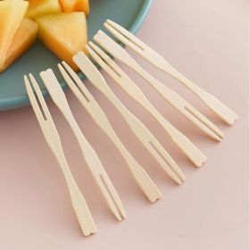 80pcs Disposable Fruit Fork Set; Appetizer Fruit Food Picks; Cake Dessert Snack Mini Forks; Party Supplies