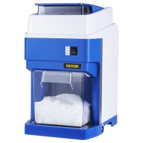 Commercial Ice Shaver Crusher, 265lbs Per Hour Electric Snow Cone Maker with 4.4lbs Ice Box