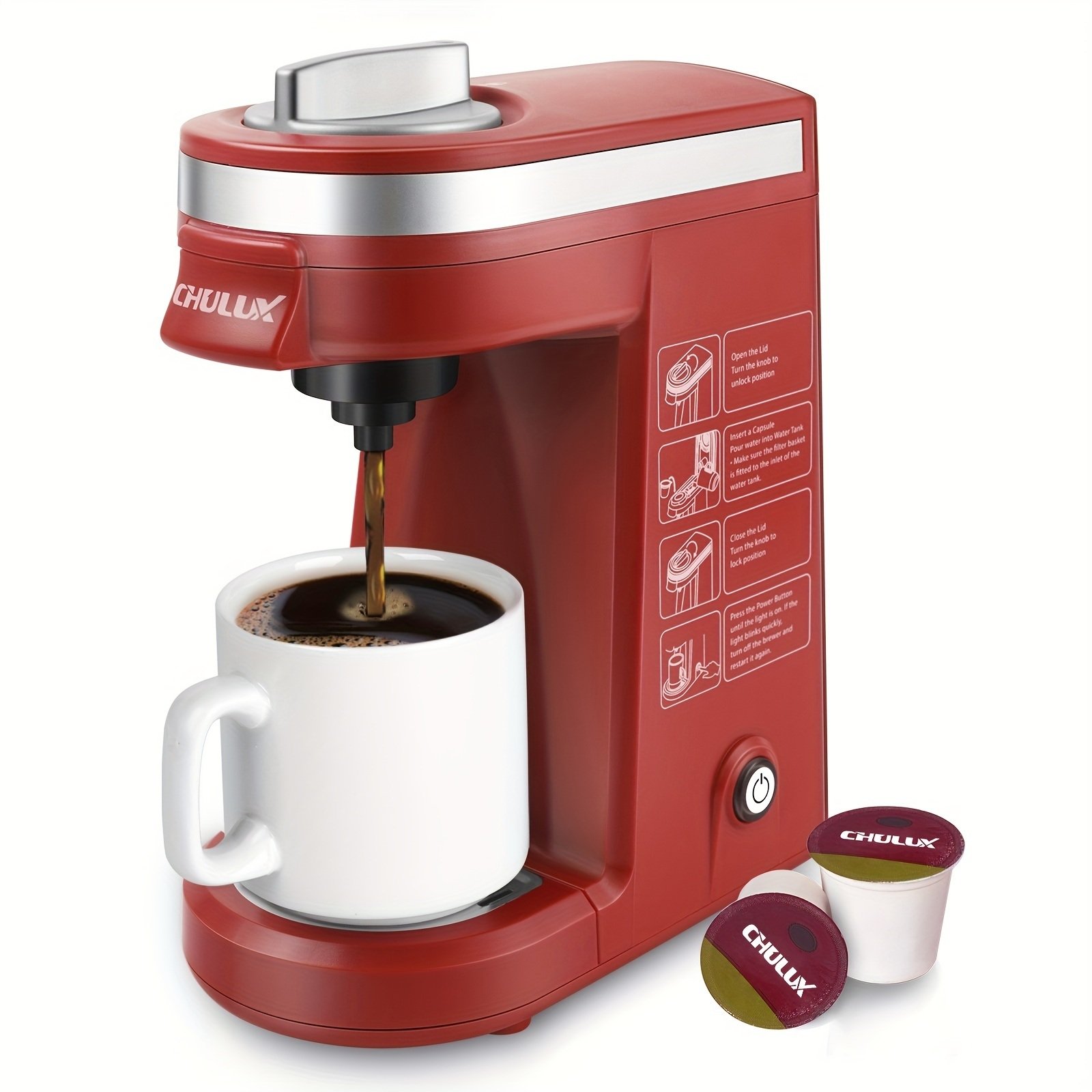 CHULUX Single Cup Coffee Maker Travel Coffee Brewer CHULUX Single Cup Coffee Maker Travel Coffee Brewer