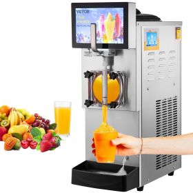 Commercial Slushy Machine, 8L / 2.1 Gal Single Bowl, Cool and Freeze Modes, 1050W Stainless Steel Margarita Smoothie Frozen Drink Maker