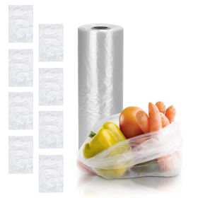 Plastic Produce Bag on a Roll, 11 x 17 Inch. Roll of 610 Clear Food Storage Bags