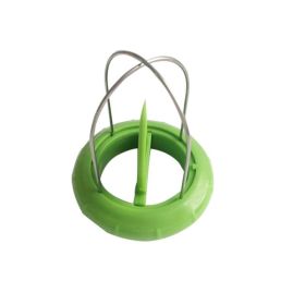 Fast Fruit Kiwi Cutter Peeler Slicer Kitchen Gadgets Stainless Steel Kiwi Peeling Tools Kitchen Fruit Salad Kitchen Accessories (Ships From: China, Color: green)