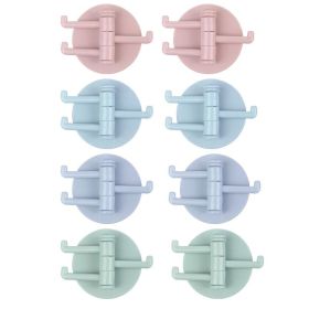 1pc Random Color Swivel Wall Hook (Color: 8 (Super Value Family Pack))