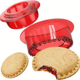 1pc, Uncrushable Bread Sandwich Maker Mold for Toddlers - Perfect for DIY Cookies, Lunchboxes (Color: Red)