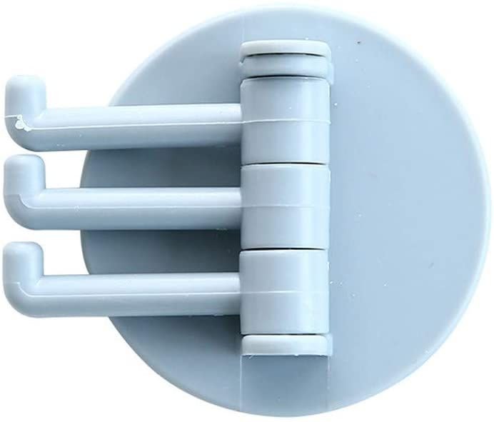 Wall Mount Rotary 3-Hook Kitchen Bathroom Seamless Hooks Hanger for Kitchen Towel Gloves Bathroom Towel Bath Scrubber Organizer Wall Mount Rotary 3-Hook Kitchen Bathroom Seamless Hooks Hanger for Kitchen Towel Gloves Bathroom Towel Bath Scrubber Organizer