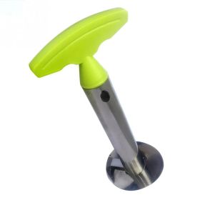 Pineapple Slicer Peeler Cutter Parer Knife Stainless Steel Kitchen Fruit Tools Cooking Tools kitchen accessories kitchen gadgets (Color: green)