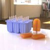 1pc New Summer Ice Cream Tools With Wooden Sticks Silicone Popsicle Molds Custom Mini Silicone Ice Cream Popsicle Mold